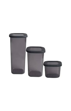 3 Boy Erzak Saklama Kabı Çok Renkli 3 Boy Erzak Saklama Kabı Çok Renkli