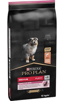 Proplan Medium Puppy Somonlu Sensitive Skin Somonlu Medium Puppy Orta Irk Yavru Köpek Maması 12 KG Proplan Medium Puppy Somonlu Sensitive Skin Somonlu Medium Puppy Orta Irk Yavru Köpek Maması 12 KG