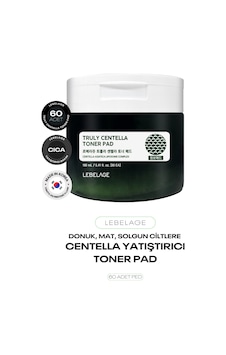 Hassas Ciltler İçin Centella Tonikli Ped Truly Centella Toner Pad 60 Adet Hassas Ciltler İçin Centella Tonikli Ped Truly Centella Toner Pad 60 Adet