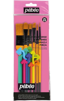 Pebeo Karma Sentetik Fırça 6lı Set 22 Pebeo Karma Sentetik Fırça 6lı Set 22