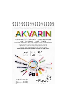 Esmo Van Dyck Akvarin A5 Üstten Spiralli 20 Yaprak Suluboya Blok Esmo Van Dyck Akvarin A5 Üstten Spiralli 20 Yaprak Suluboya Blok