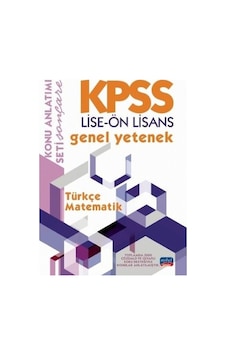KPSS Lise - Ön Lisans Genel Yetenek Konu Anlatımı - Türkçe - Matematik- Nobel Sınav KPSS Lise - Ön Lisans Genel Yetenek Konu Anlatımı - Türkçe - Matematik- Nobel Sınav