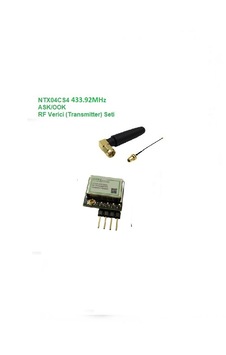 433.92mhz Ask/ook Rf Verici Seti Ntx04cs4-set 433.92mhz Ask/ook Rf Verici Seti Ntx04cs4-set