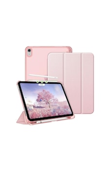 Apple iPad Uyumlu Air 4/5 10.9inç İle Uyumlu Kılıf Cover Kalem Bölmeli Pc Case 10. Değil Rose Gold Sku: Zeusb0dy6vdf8g Arka Kapak