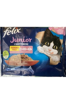 Purina Felix Junior Sığır ve Tavuk Etli Yavru Yaş Kedi Maması 12'li 4 x 85 G Purina Felix Junior Sığır ve Tavuk Etli Yavru Yaş Kedi Maması 12'li 4 x 85 G