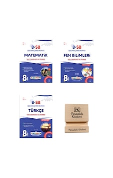 Okyanus Lgs 8. Sınıf Classmate Matematik Fen Ve Türkçe Başlangıç Soru Bankası 3lü Set+telefon Standı