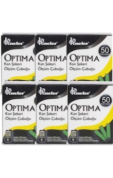 Optima Şeker Ölçüm Stribi 6 x 50'li Optima Şeker Ölçüm Stribi 6 x 50'li