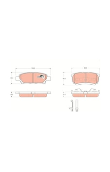 Mitsubishi Lancer Outlander Arka Fren Balatası 2003-2012