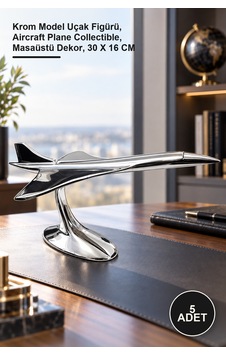 5 Adet Concorde Krom Uçak Krom Model Uçak Figürü, Aircraft Plane Collectible, Masaüstü Dekor, 30 X 16 Cm 5 Adet Concorde Krom Uçak Krom Model Uçak Figürü, Aircraft Plane Collectible, Masaüstü Dekor, 30 X 16 Cm