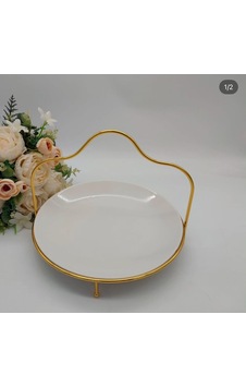 Gold Porselen Sunumluk Gold Porselen Sunumluk
