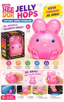 Schylling Needoh Jelly Hops Sıkılabilir Squishy Oyuncak Pembe Schylling Needoh Jelly Hops Sıkılabilir Squishy Oyuncak Pembe