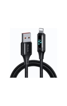 Mcdodo Ca-1060 Lightning Dijital Göstergeli Data-şarj Kablosu 3a 1.2m, Siyah Sku: Zeus8690010069597 Mcdodo Ca-1060 Lightning Dijital Göstergeli Data-şarj Kablosu 3a 1.2m, Siyah Sku: Zeus8690010069597