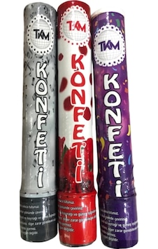 Tkm Konfeti Altın - 1 Adet +3 Tkm Konfeti Altın - 1 Adet +3