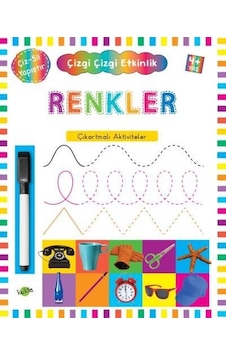 Renkler Çıkartmalı Aktiviteler 4 Yaş Çizgi Çizgi Etkinlik- Kukla Renkler Çıkartmalı Aktiviteler 4 Yaş Çizgi Çizgi Etkinlik- Kukla