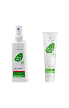 LR Aloe Vera Acil Yardım Spreyi 150 ML + Aloe Via Aloe Vera Diş Macunu 100 ML LR Aloe Vera Acil Yardım Spreyi 150 ML + Aloe Via Aloe Vera Diş Macunu 100 ML