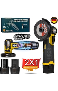 Böhrer HB0239T Mini Akülü Açılı Taşlama Demir Kesme Makinesi Böhrer HB0239T Mini Akülü Açılı Taşlama Demir Kesme Makinesi
