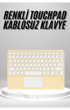 Touchpad Uyumlu Bluetooth Klavye Slim Kablosuz Wifi Q Klavye Renkli Touchpad Uyumlu Bluetooth Klavye Slim Kablosuz Wifi Q Klavye Renkli
