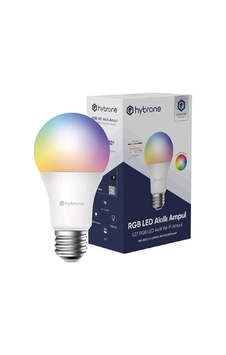 Hybrone Led Rgb Wi-fi Akıllı Ampul, 16 Milyon Renk, 900 Lümen, E27 Duy, Uygulama İle Uzaktan Kontrol Sku: Mır8690010211736 Diğer Hybrone Led Rgb Wi-fi Akıllı Ampul, 16 Milyon Renk, 900 Lümen, E27 Duy, Uygulama İle Uzaktan Kontrol Sku: Mır8690010211736 Diğer