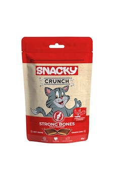 Snacky Crunchy Strong Bones Tavuklu ve Peynirli Kedi Ödülü 60 Gr Snacky Crunchy Strong Bones Tavuklu ve Peynirli Kedi Ödülü 60 Gr