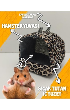 Ozzipetshop Suriye Hamster Ve Diğer Ufak Hamster Türleri Için Kafese Asılabilir Yıkanabilir Yuva Ozzipetshop Suriye Hamster Ve Diğer Ufak Hamster Türleri Için Kafese Asılabilir Yıkanabilir Yuva