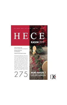 Hece 275.sayı Kasım 2019 Hece 275.sayı Kasım 2019