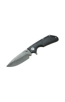 Damascus Dms 2 16 Gri Kamp Çakı 21cm- Yarı Otomatik, Kemerlikli, Metal Sap Altın - Siyah Damascus Dms 2 16 Gri Kamp Çakı 21cm- Yarı Otomatik, Kemerlikli, Metal Sap Altın - Siyah