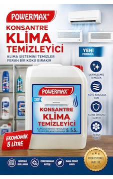 Powermax Klima Temizleyici 5 Litre Profesyonel Klima Bakım Ve Temizlik Ürünü