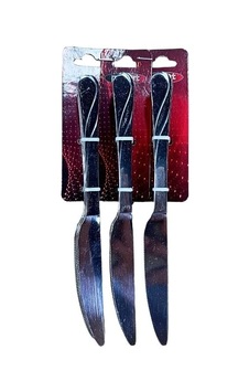 Ela Yemek Bıçağı 6'li Çok Renkli Ela Yemek Bıçağı 6'li Çok Renkli