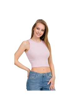 İlke İç Giyim Kadın Halter Yaka Elastan Kaşkorse Crop Çok Renkli S Pembe İlke İç Giyim Kadın Halter Yaka Elastan Kaşkorse Crop Çok Renkli S Pembe