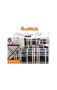 Özdilek Cottony Yorgan Seti Çift Kişilik 220x240 -modernes Siyah Özdilek Cottony Yorgan Seti Çift Kişilik 220x240 -modernes Siyah