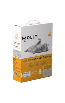 Molly Aktif Karbon Granüllü Topaklaşan Kedi Kumu 10 L Molly Aktif Karbon Granüllü Topaklaşan Kedi Kumu 10 L