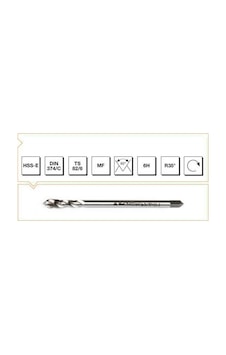 Makina Takım Hss-e Dın 374/c Metrik İnce Vidalı Helis Kanallı Makina Kılavuzu M24x1.5-mte B00105790551 Makina Takım Hss-e Dın 374/c Metrik İnce Vidalı Helis Kanallı Makina Kılavuzu M24x1.5-mte B00105790551