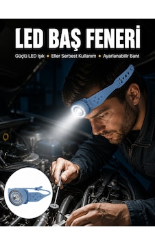 Suya Dayanıklı Led Kafa Lambası Outdoor Kullanım Yeni Nesil Çok Renkli Suya Dayanıklı Led Kafa Lambası Outdoor Kullanım Yeni Nesil Çok Renkli