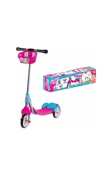 Kız Çocuk Pembe Linda 3 Tekerlekli Frenli Sepetli Scooter Kız Çocuk Pembe Linda 3 Tekerlekli Frenli Sepetli Scooter