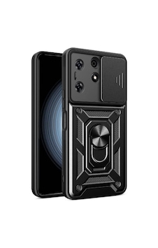 Zore Tecno Spark 10 Pro Kılıf Magnetik Standlı Kamera Korumalı Nvth Sürgülü Vega Kapak - Siyah Zore Tecno Spark 10 Pro Kılıf Magnetik Standlı Kamera Korumalı Nvth Sürgülü Vega Kapak - Siyah
