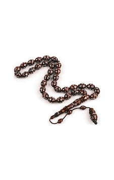 Gümüş İşlemeli Kuka Beyzi Kesim 8x11mm Tesbih Gümüş İşlemeli Kuka Beyzi Kesim 8x11mm Tesbih