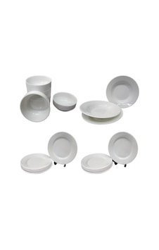 Bekar+ Öğrenci İşi 16 Parça 4 Kişilik Melamin Yemek Servis Tabak Bekar+ Öğrenci İşi 16 Parça 4 Kişilik Melamin Yemek Servis Tabak