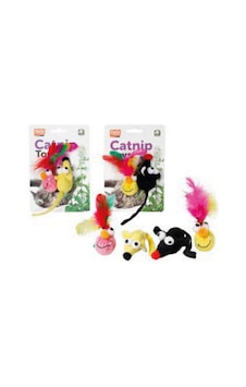 Karlıe Peluş Kedi Otlu Oyuncak Set 2li 6cm Karlıe Peluş Kedi Otlu Oyuncak Set 2li 6cm