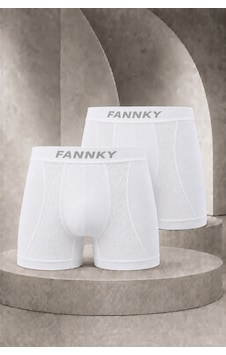 Fit Women Erkek Casual Comfort Günlük 2 Li Beyaz Boxer Fit Women Erkek Casual Comfort Günlük 2 Li Beyaz Boxer