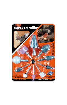 Kinetex Ktx-2486 10 Parça Kalıpçı Taşlama Seti- 10'li Paket Kinetex Ktx-2486 10 Parça Kalıpçı Taşlama Seti- 10'li Paket
