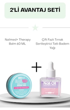 Mara Nailmed Therapy Balm 60 Ml + Çift Fazlı Tırnak Tatlı Badem Yağı Diğer Mara Nailmed Therapy Balm 60 Ml + Çift Fazlı Tırnak Tatlı Badem Yağı Diğer