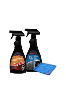 Carwax 2'li Set Nano Islak Cila & Lastik Parlatıcı Carwax 2'li Set Nano Islak Cila & Lastik Parlatıcı