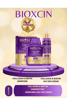 Collagen & Biotin Hacim Şampuanı 300 Ml + Sıvı Saç Kremi 150 Ml 2'li Set Collagen & Biotin Hacim Şampuanı 300 Ml + Sıvı Saç Kremi 150 Ml 2'li Set