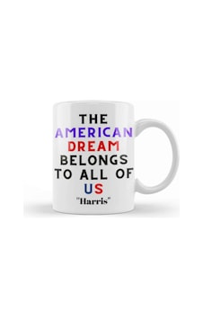 The American Dream Belongs To All Of Us Kamala Harris Kupa Bardak Porselen Karışık