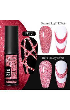 Lily Cute Reflective Glitter Nail Art Çizim Ojesi R012 54152-6 Lily Cute Reflective Glitter Nail Art Çizim Ojesi R012 54152-6