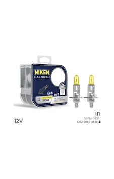 Niken Yellow 12v 55w H1 Halojen Sarı Işık Ampul 2800k 1550 Lumen Niken Yellow 12v 55w H1 Halojen Sarı Işık Ampul 2800k 1550 Lumen