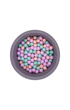 Bubble Pops Gri Sünger Top Havuzu Pembe Mint Lila Top Bubble Pops Gri Sünger Top Havuzu Pembe Mint Lila Top