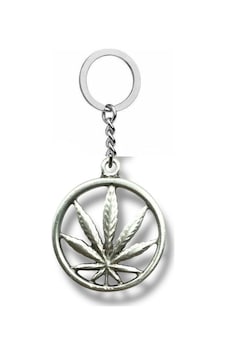 Marijuana Yaprak Figürlü Gümüş Renk Metal Anahtarlık Alternatif Tarz Ve Cesur Ruh Marijuana Yaprak Figürlü Gümüş Renk Metal Anahtarlık Alternatif Tarz Ve Cesur Ruh