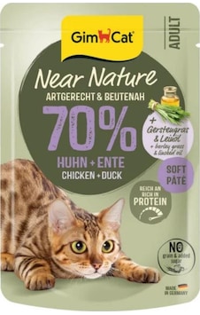 Gimcat Near Nature Tavuklu&ördekli Yetişkin Kedi Konservesi 85 Gr