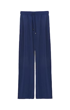 Quzu Beli Lastikli Bol Paça Lacivert Kadın Pantolon 70858 Lacivert Quzu Beli Lastikli Bol Paça Lacivert Kadın Pantolon 70858 Lacivert